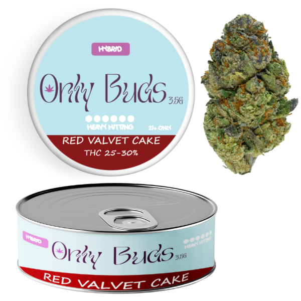 Red Valvet Strain Hybrid THC CBD BUDS FLOWER UK