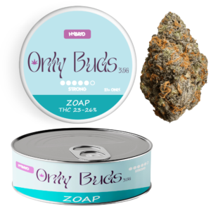 Zoap Strain Hybrid THC CBD BUDS FLOWER UK